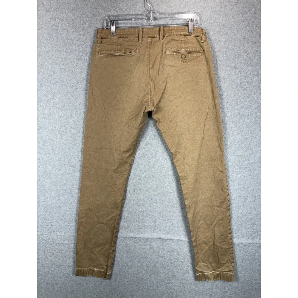 J Crew Pants‎ Mens 32x32 Khaki Tan 484 Slim Stretch Chino Casual Classic Style